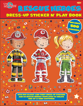 Rescue Heroes Dress-Up Sticker Book