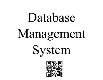 Data Base Management System