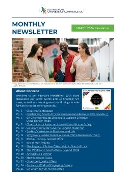 SA Chamber UK MONTHLY NEWSLETTER - March 2024