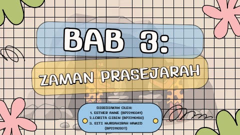 BAB 3: ZAMAN PRASEJARAH | SEJARAH TINGKATAN 1