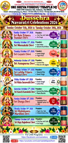 DUSSHERA NAVARATRI CELEBRATIONS