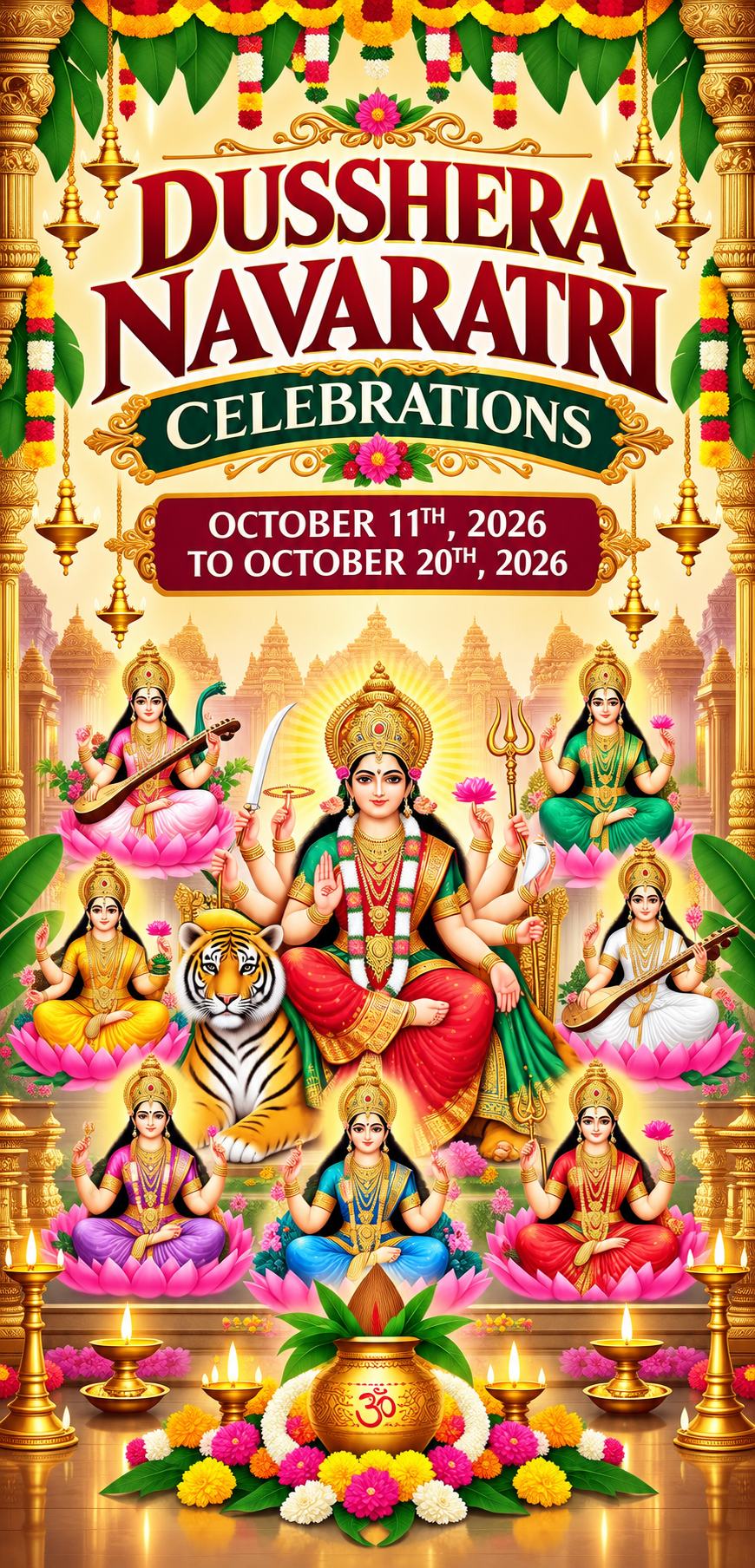 DUSSHERA NAVARATRI CELEBRATIONS