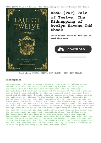 read [pdf] tale of twelve the kidnapping of avelyn naveau pdf ebook