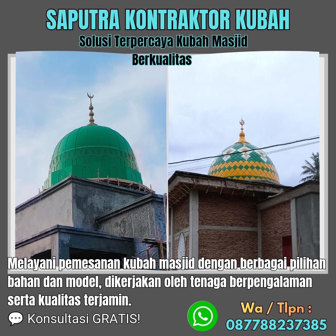Kontraktor Kubah Masjid Terpercaya Bangli [ W.A 087788237385 ]