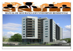 MANUAL DE SEGURANÇA EM CONDOMIO RESIDENCIAL