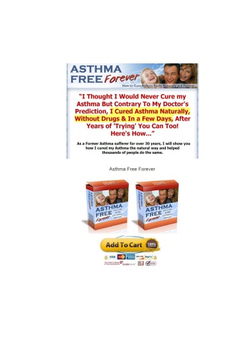 Jerry Ericson Asthma Free Forever PDF Download (eBook)
