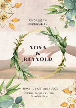 Wedding Invitation Reynold & Nova