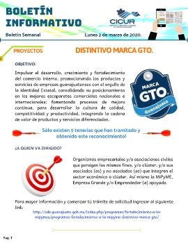 Boletin Informativo CICUR - 2 de marzo de 2020