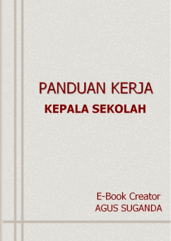 Panduan Kerja Kepala Sekolah