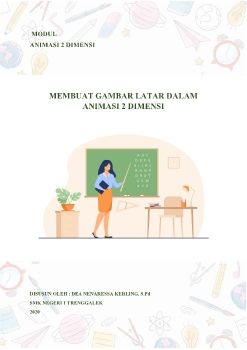 MEMBUAT GAMBAR LATAR DALAM ANIMASI 2 DIMENSI