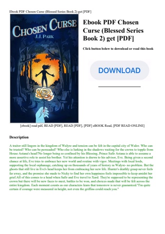 ebook pdf  chosen curse (blessed series book 2) get [pdf]