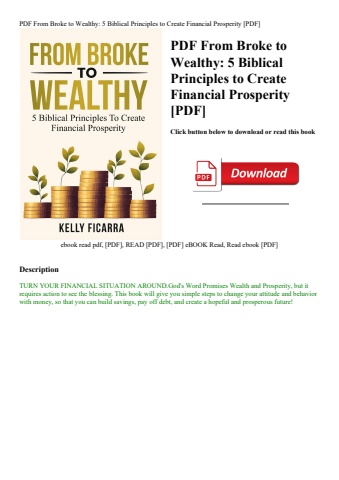 pdf from broke to wealthy 5 biblical principles to create financial prosperity [pdf]