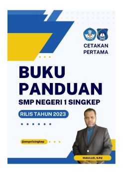 BUKU PANDUAN SMPN 1 SINGKEP