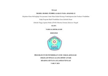 STRATEGI PEMBELAJARAN dan Evaluasi MODEL NadiaKartika PENTING sudah jadii(1) (1) (1)