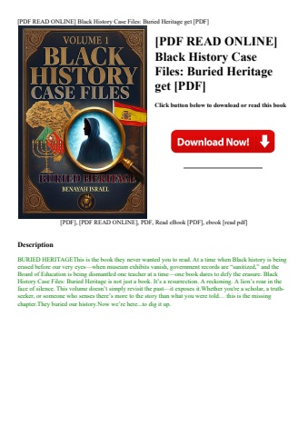 [pdf read online] black history case files buried heritage get [pdf]