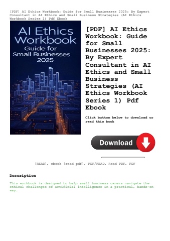 [pdf] ai ethics workbook guide for small businesses 2025 by expert consultant in ai ethics and small