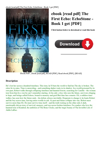 ebook [read pdf] the first echo echostone - book 1 get [pdf]