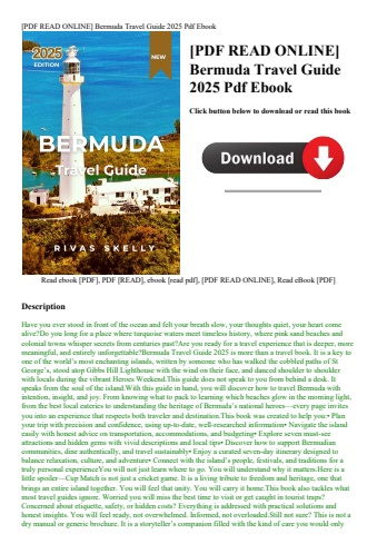 [pdf read online] bermuda travel guide 2025 pdf ebook