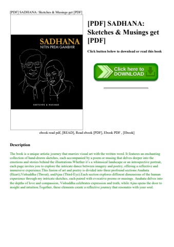 [pdf] sadhana sketches & musings get [pdf]