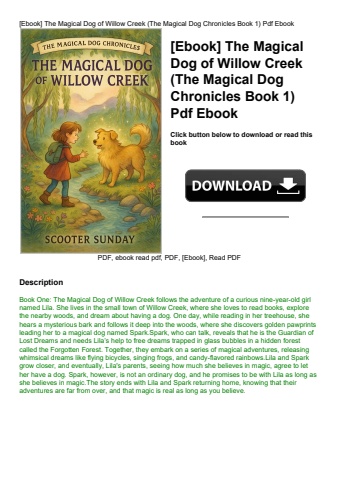 [ebook] the magical dog of willow creek (the magical dog chronicles book 1) pdf ebook