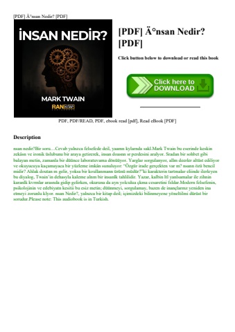 [pdf] ã„â°nsan nedir [pdf]
