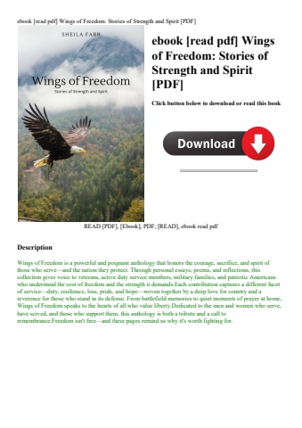 ebook [read pdf] wings of freedom stories of strength and spirit [pdf]