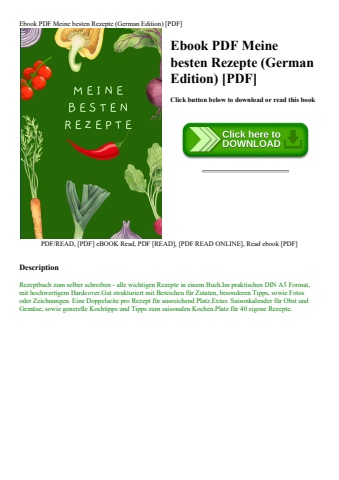 ebook pdf  meine besten rezepte (german edition) [pdf]