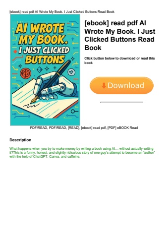 [ebook] read pdf ai wrote my book