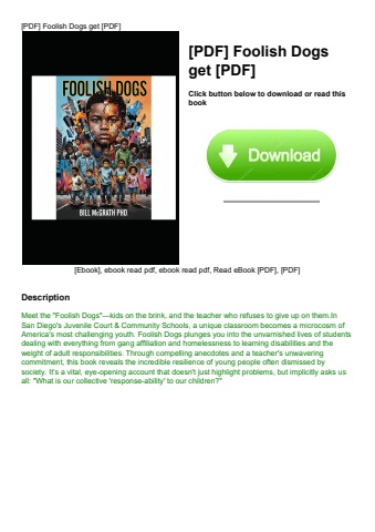 [pdf] foolish dogs get [pdf]
