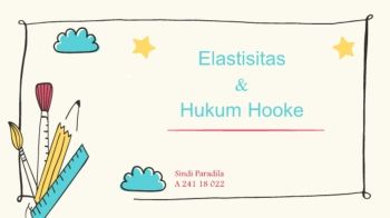 Elastisitas  & Hukum Hooke