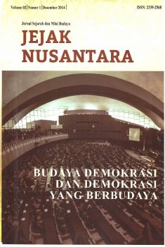 Jurnal Sejarah Dan Nilai Budaya Jejak Nusantara Volume 02 Nomor 1 Desember 2014