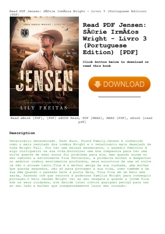 read pdf jensen sãƒâ©rie irmãƒâ£os wright - livro 3 (portuguese edition) [pdf]