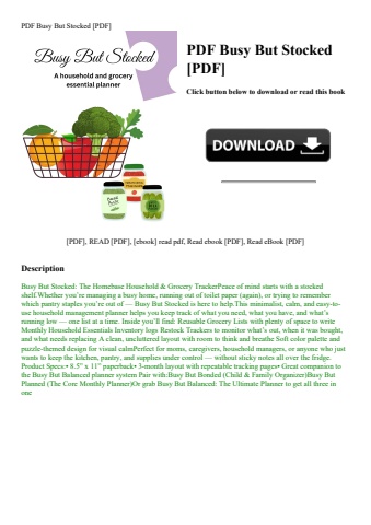 pdf busy but stocked [pdf]