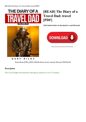 [read] the diary of a travel dad travel [pdf]