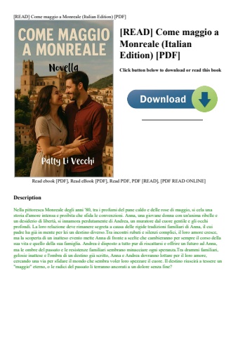 [read] come maggio a monreale (italian edition) [pdf]