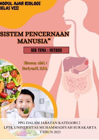E-MODUL SISTEM PENCERNAAN MANUSIA - SERIYANTI