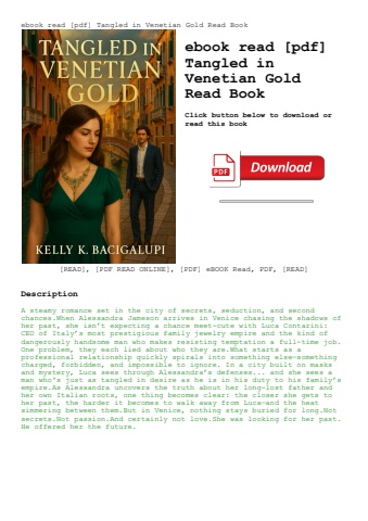 ebook read [pdf] tangled in venetian gold read book