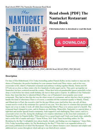 read ebook [pdf] the nantucket restaurant read book