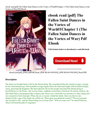 ebook read [pdf] the fallen saint dances in the vortex of warã£â€â€chapter 1 (the fallen saint dance