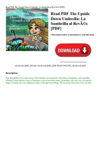 read pdf the upside down umbrella la sombrilla al revãƒâ©s [pdf]