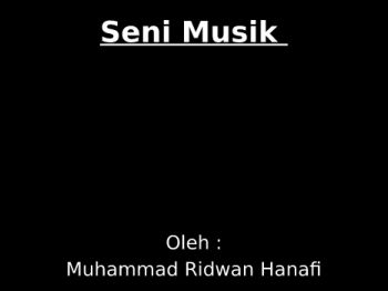 PPT Seni Musik & Alat musik barat