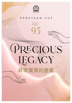 Buku Acara HUT 95 GKT Nazareth - Precious Legacy