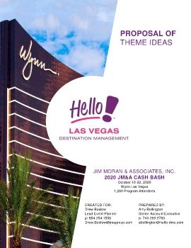 HLV- JM&A 2020 Cash Bash Theme Proposal 