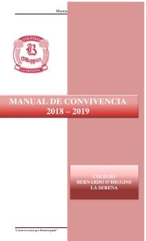 Manual de Convivencia Escolar 2018 – 2019