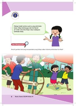 Kelas 6. Buku Siswa Edisi Revisi 2018. Tema 2. Persatuan dalam Perbedaan