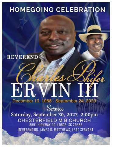 CHARLES eRVIN III