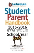 Lehrman Student Parent Handbook 15-16