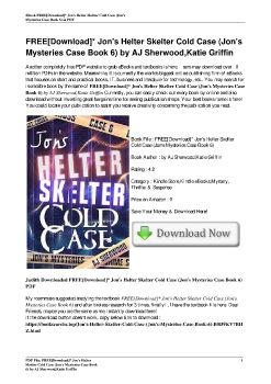 FREE[Download]* Jon's Helter Skelter Cold Case (Jon's Mysteries Case Book 6) by AJ Sherwood,Katie Griffin