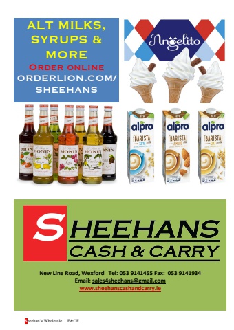 Alt milk & syrups offer book