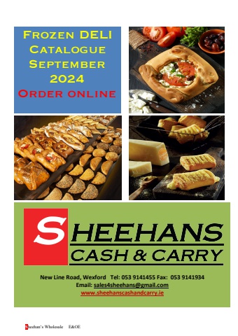Frozen Deli Sheet Sep 2024